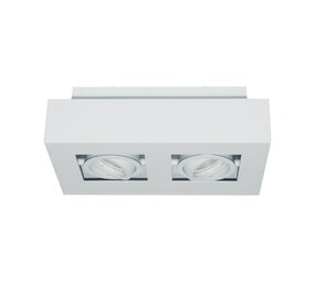Artdelight Spot Bosco 2 Licht L 25 cm B 14 cm weiß Artdelight Spot Bosco 2 Licht L 25 cm B 14 cm weiß