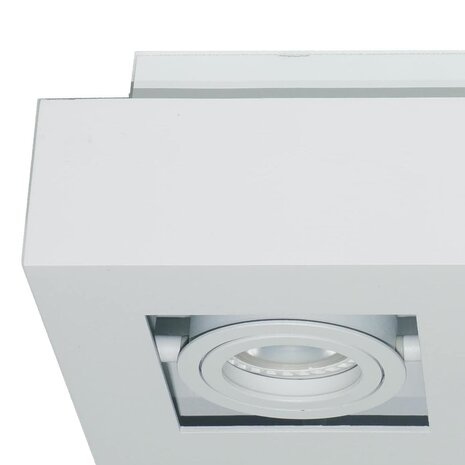 Artdelight Spot Bosco 2 Licht L 25 cm B 14 cm weiß Artdelight Spot Bosco 2 Licht L 25 cm B 14 cm weiß