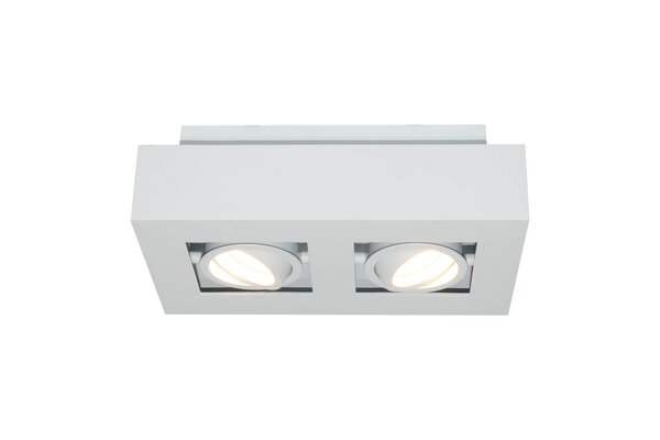 Artdelight Spot Bosco 2 Licht L 25 cm B 14 cm weiß Artdelight Spot Bosco 2 Licht L 25 cm B 14 cm weiß
