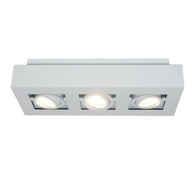 Artdelight Spot Bosco 3-Licht L 36 cm B 14 cm weiß Artdelight Spot Bosco 3-Licht L 36 cm B 14 cm weiß