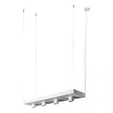 Nowodvorski Hängeleuchte Plant 4 Lichter L 80 cm B 24 cm weiß