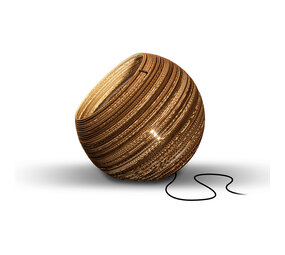 Think Paper Tischleuchte Globe 440 Ø 44 cm braun Think Paper Tischleuchte Globe 440 Ø 44 cm braun