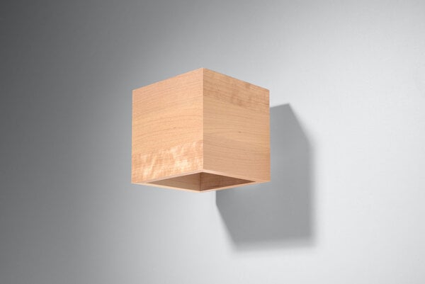 Sollux Wandleuchte Quad Holz Sollux Wandleuchte Quad Holz