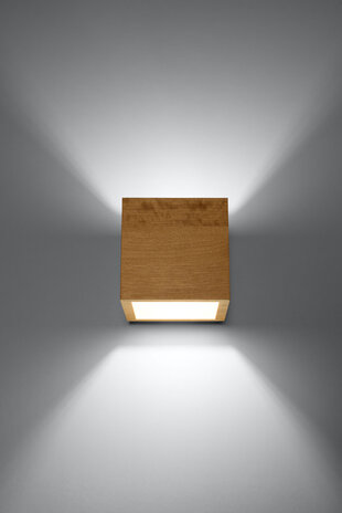 Sollux Wandleuchte Quad Holz Sollux Wandleuchte Quad Holz