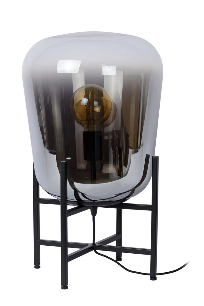 Lucide GLORIO - Tischleuchte - Ø 32 cm - 1xE27 - Schwarz