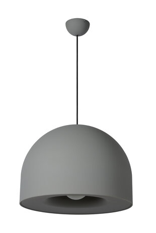 Lucide AKRON - Hängeleuchte - Ø 50 cm - 1xE27 - Grau Lucide AKRON - Hängeleuchte - Ø 50 cm - 1xE27 - Grau