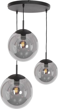 Steinhauer Hängeleuchte bollique Ø 40 cm 3 Lichter 3123 schwarz Steinhauer Hängeleuchte bollique Ø 40 cm 3 Lichter 3123 schwarz