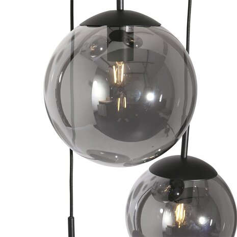 Steinhauer Hängeleuchte bollique Ø 40 cm 3 Lichter 3123 schwarz Steinhauer Hängeleuchte bollique Ø 40 cm 3 Lichter 3123 schwarz