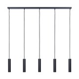 Ztahl Salerno 5-Licht-Pendelleuchte L 120 cm schwarz