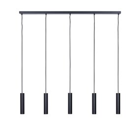 Ztahl Salerno 5-Licht-Pendelleuchte L 120 cm schwarz Ztahl Salerno 5-Licht-Pendelleuchte L 120 cm schwarz