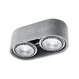 Sollux Deckenleuchte Basic 2-Licht Beton Sollux Deckenleuchte Basic 2-Licht Beton