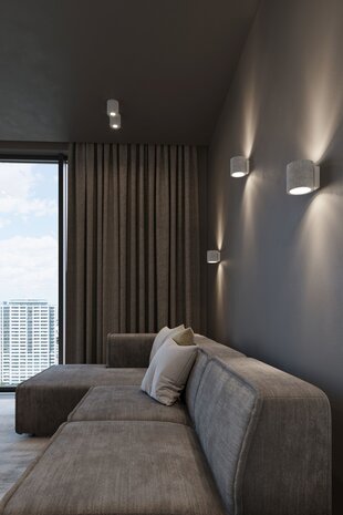 Sollux Wandleuchte Orbis Beton