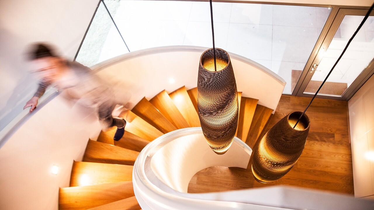 Think Paper Hängeleuchte Skinny 210 Ø 21 cm braun Think Paper Hängeleuchte Skinny 210 Ø 21 cm braun