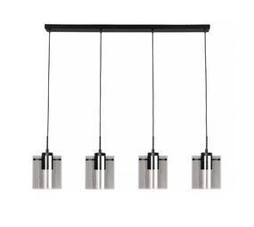Freelight Hängeleuchte Interno 4-Licht L 120 cm schwarz Freelight Hängeleuchte Interno 4-Licht L 120 cm schwarz