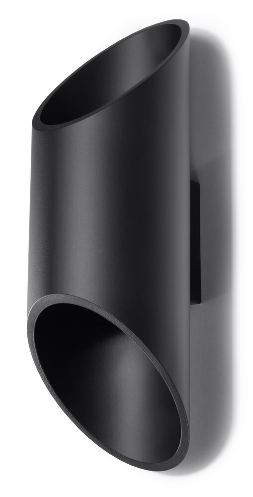 Sollux Wandleuchte Penne H 30 cm schwarz