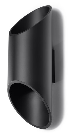 Sollux Wandleuchte Penne H 30 cm schwarz