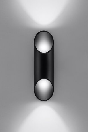 Sollux Wandleuchte Penne H 30 cm schwarz