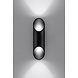 Sollux Wandleuchte Penne H 30 cm schwarz