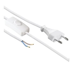 Ylumen Verbindungskabel 2 Meter mit Schalter und Stecker weiß Ylumen Verbindungskabel 2 Meter mit Schalter und Stecker weiß