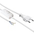 Verbindungskabel 2 Meter mit Schalter und Stecker weiß Verbindungskabel 2 Meter mit Schalter und Stecker weiß