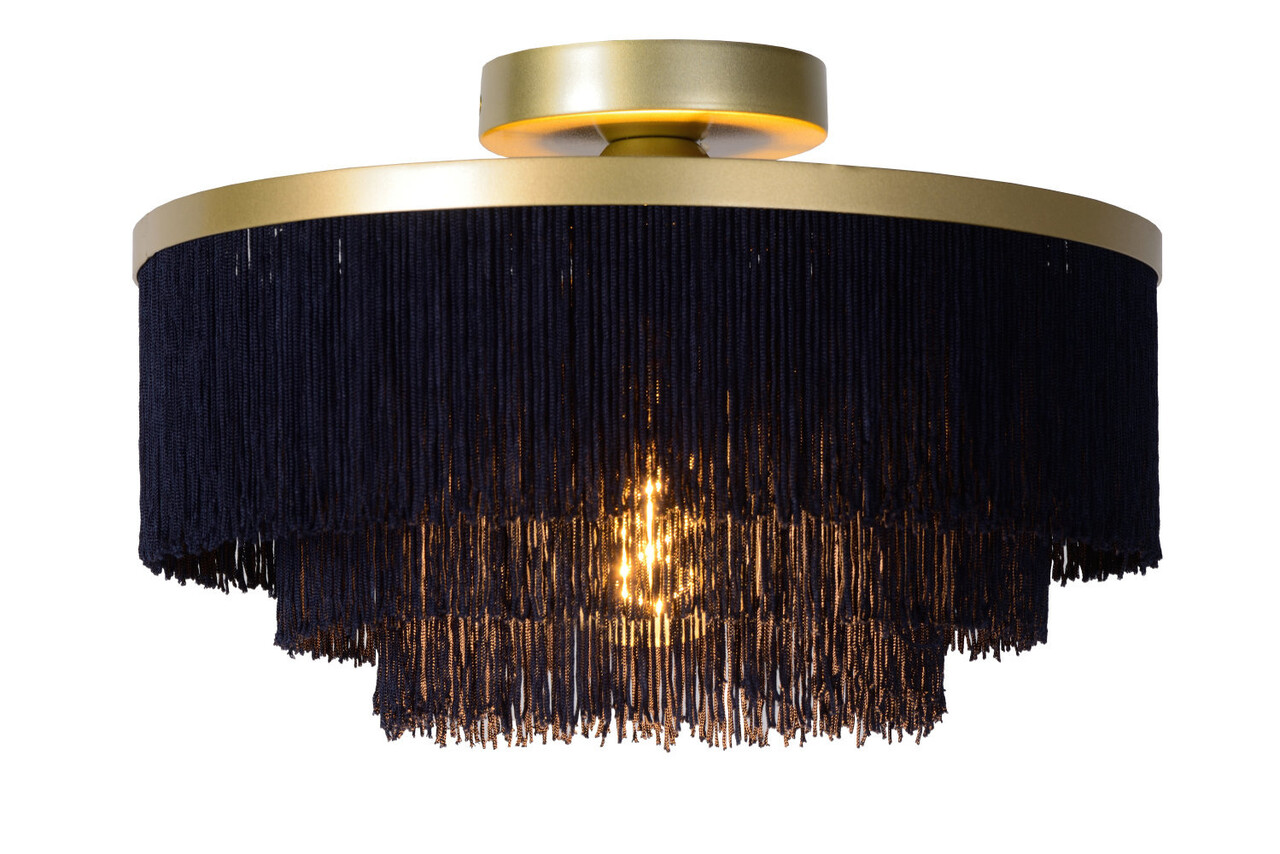 Lucide EXTRAVAGANZA FRILLS - Deckenleuchte - Ø 35 cm - 1xE27 - Mattes Gold / Messing Lucide EXTRAVAGANZA FRILLS - Deckenleuchte - Ø 35 cm - 1xE27 - Mattes Gold / Messing