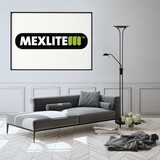 Mexlite Stehleuchte Biron H 180 cm DIM schwarz