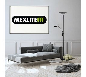 Mexlite Stehleuchte Biron H 180 cm DIM schwarz Mexlite Stehleuchte Biron H 180 cm DIM schwarz