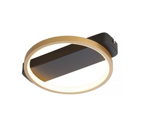Freelight Deckenleuchte Cintura Ø 26 cm schwarz gold Freelight Deckenleuchte Cintura Ø 26 cm schwarz gold