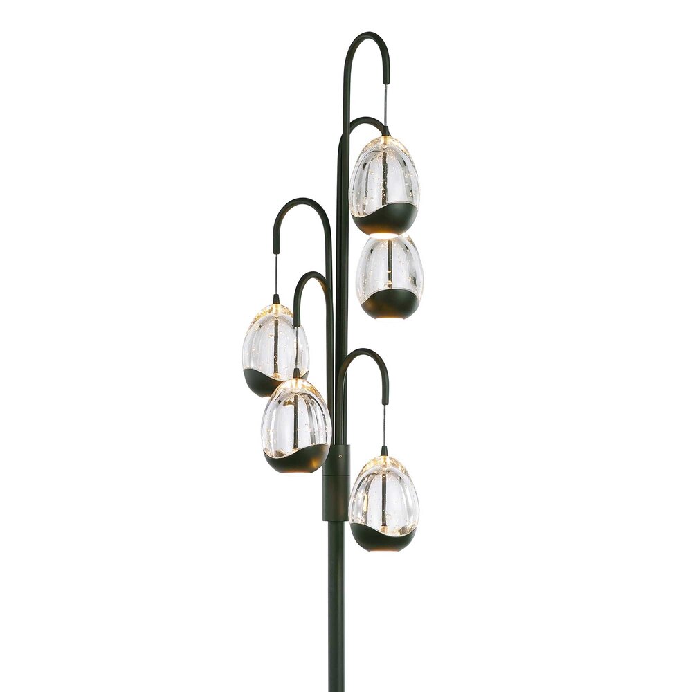 Highlight Stehleuchte Clear Egg 5 Lichter H 166 cm klar-schwarz Highlight Stehleuchte Clear Egg 5 Lichter H 166 cm klar-schwarz