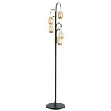 Highlight Stehleuchte Golden Egg 5-flammig H 166 cm bernstein-schwarz Highlight Stehleuchte Golden Egg 5-flammig H 166 cm bernstein-schwarz