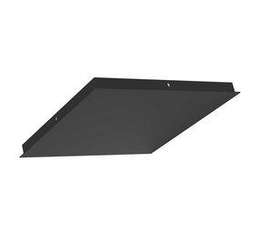 Ylumen Deckenfliese quadratisch B 45 cm ohne Löcher schwarz Ylumen Deckenfliese quadratisch B 45 cm ohne Löcher schwarz