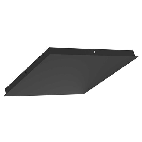 Ylumen Deckenfliese quadratisch B 45 cm ohne Löcher schwarz Ylumen Deckenfliese quadratisch B 45 cm ohne Löcher schwarz