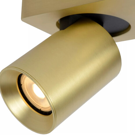 Artdelight Spot Megano 2-Lichtstrahl matt gold