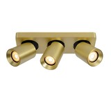 Artdelight Spot Megano 3-Lichtstrahl matt gold Artdelight Spot Megano 3-Lichtstrahl matt gold
