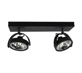 Artdelight Spot Wajer 2-Licht L 40 cm schwarz Artdelight Spot Wajer 2-Licht L 40 cm schwarz