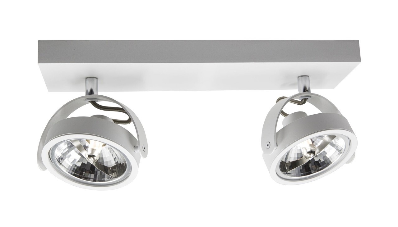 Artdelight Spot Wajer 2-Licht L 40 cm weiß Artdelight Spot Wajer 2-Licht L 40 cm weiß
