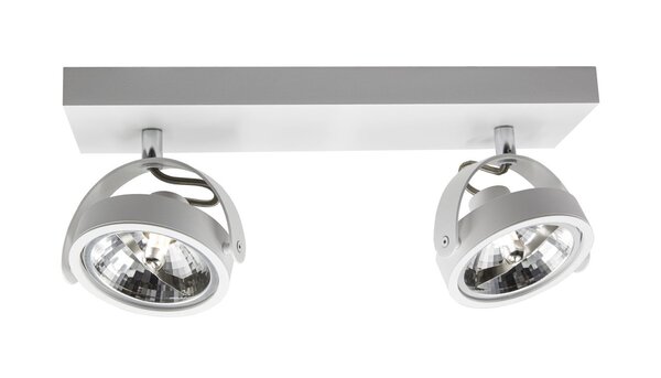 Artdelight Spot Wajer 2-Licht L 40 cm weiß Artdelight Spot Wajer 2-Licht L 40 cm weiß
