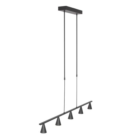 Steinhauer Hängeleuchte Vortex 5 Licht L 120 cm schwarz Steinhauer Hängeleuchte Vortex 5 Licht L 120 cm schwarz