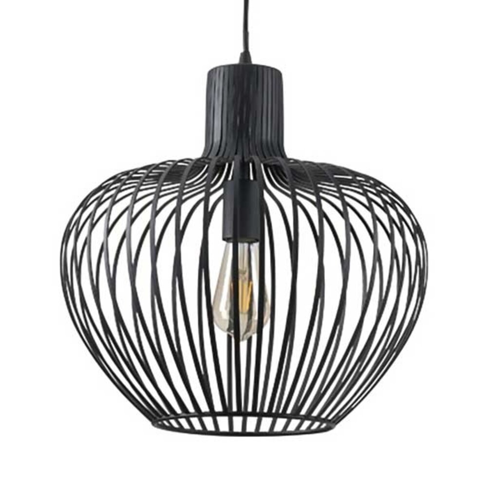 Freelight Hängeleuchte Arraffone 3-Licht L 140 cm Ø 30 cm schwarz Freelight Hängeleuchte Arraffone 3-Licht L 140 cm Ø 30 cm schwarz