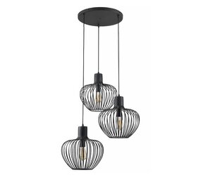 Freelight Hängeleuchte Arraffone 3-Licht Ø 40 cm schwarz Freelight Hängeleuchte Arraffone 3-Licht Ø 40 cm schwarz