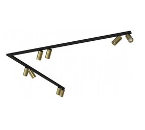 Nowodvorski Schienensystem Mono bend 8-light 2x 150 cm schwarz - gold Nowodvorski Schienensystem Mono bend 8-light 2x 150 cm schwarz - gold