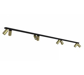 Nowodvorski Schienensystem Mono gerade 8-flammig 300 cm schwarz - gold Nowodvorski Schienensystem Mono gerade 8-flammig 300 cm schwarz - gold