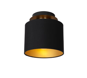 Lucide FUDRAL - Deckenleuchte - Ø 20 cm - 1xE27 - Schwarz