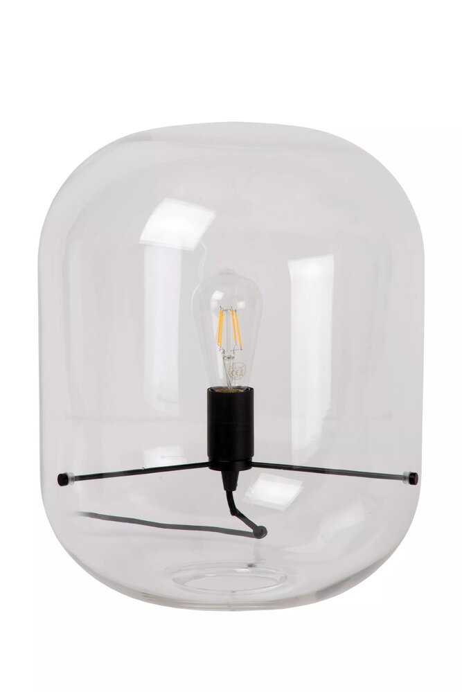 Lucide VITRO - Tischleuchte - Ø 35 cm - 1xE27 - Transparent Lucide VITRO - Tischleuchte - Ø 35 cm - 1xE27 - Transparent