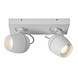Lucide PRESTON - Deckenstrahler Bad - 2xGU10 - IP44 - Weiß