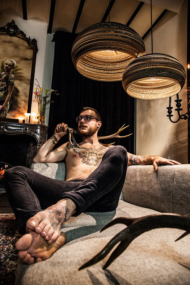 Think Paper Hängeleuchte Dandy 440 Ø 44 cm braun Think Paper Hängeleuchte Dandy 440 Ø 44 cm braun