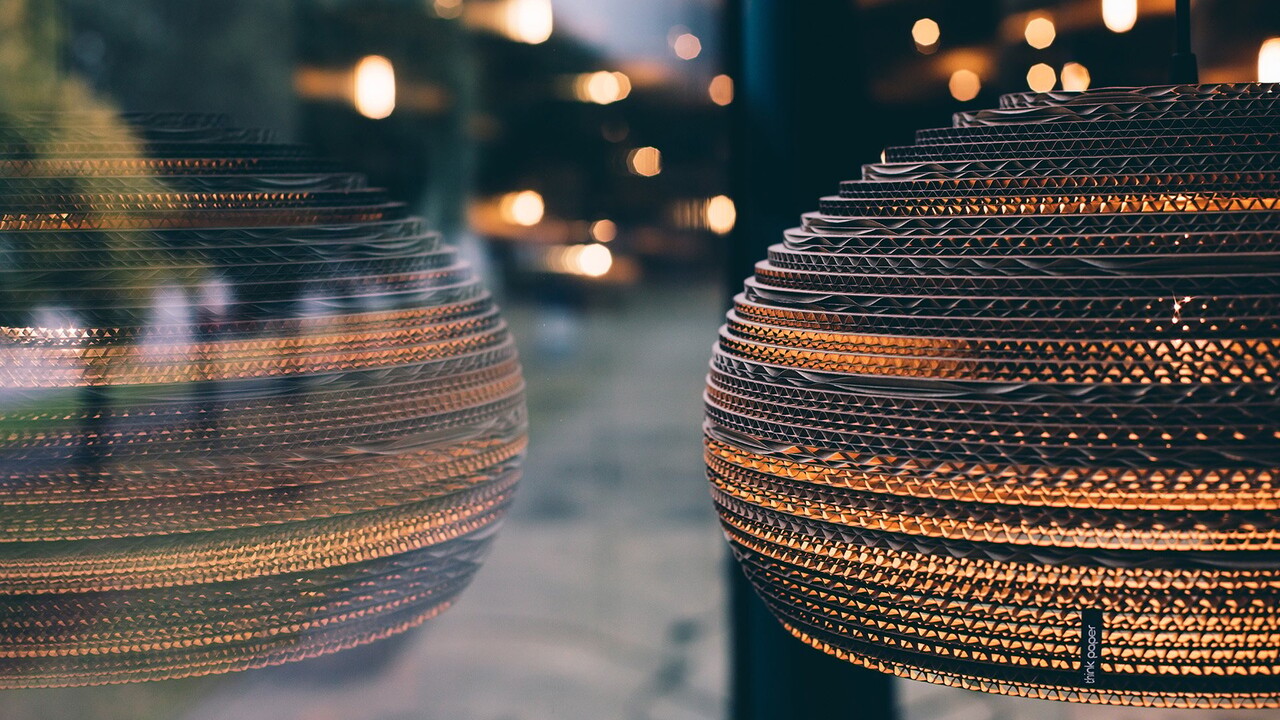 Think Paper Hängeleuchte Dandy 440 Ø 44 cm braun Think Paper Hängeleuchte Dandy 440 Ø 44 cm braun