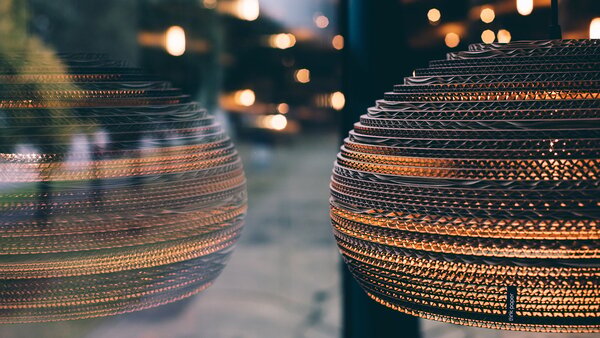 Think Paper Hängeleuchte Dandy 440 Ø 44 cm braun Think Paper Hängeleuchte Dandy 440 Ø 44 cm braun