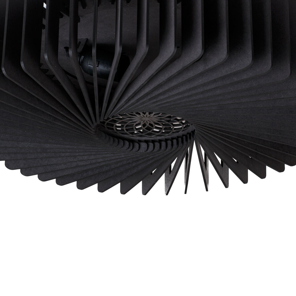 Blij Design Deckenleuchte Edge Ø 48 cm schwarz