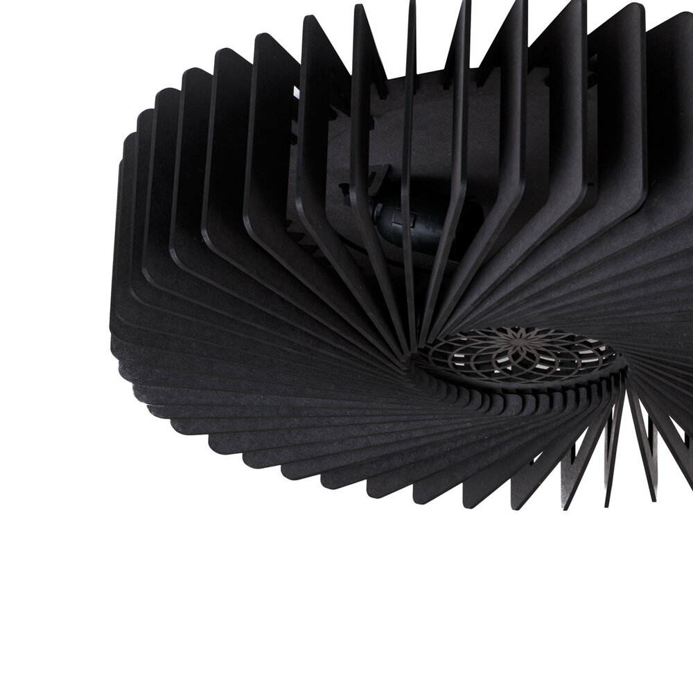 Blij Design Deckenleuchte Edge Ø 48 cm schwarz